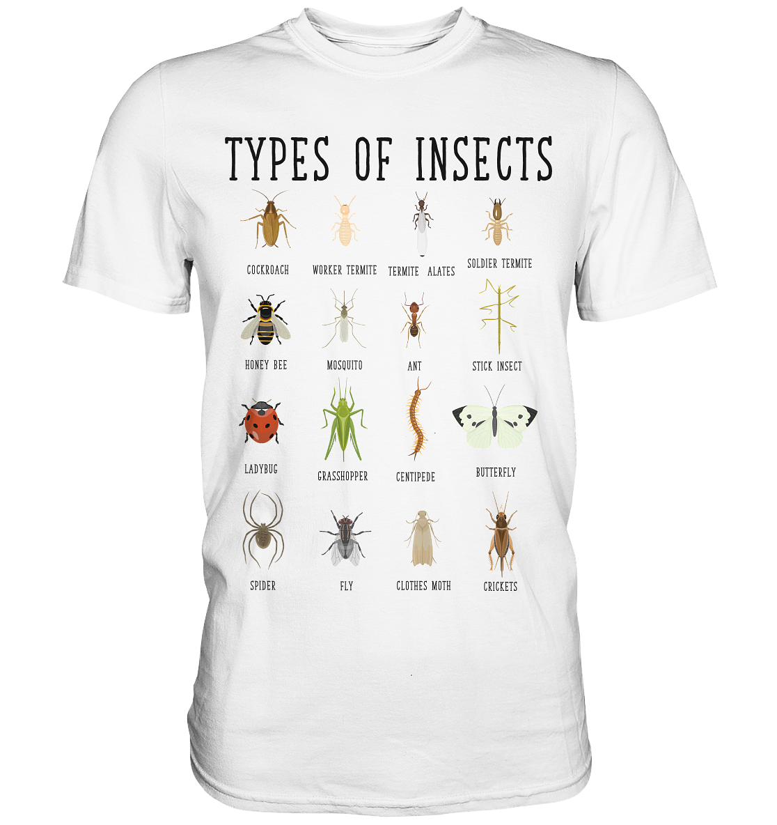 Entomologie Käfersammler Insektenarten T-Shirt