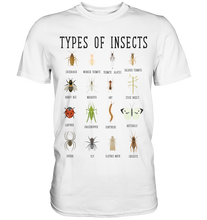 Laden Sie das Bild in den Galerie-Viewer, Entomologie Käfersammler Insektenarten T-Shirt
