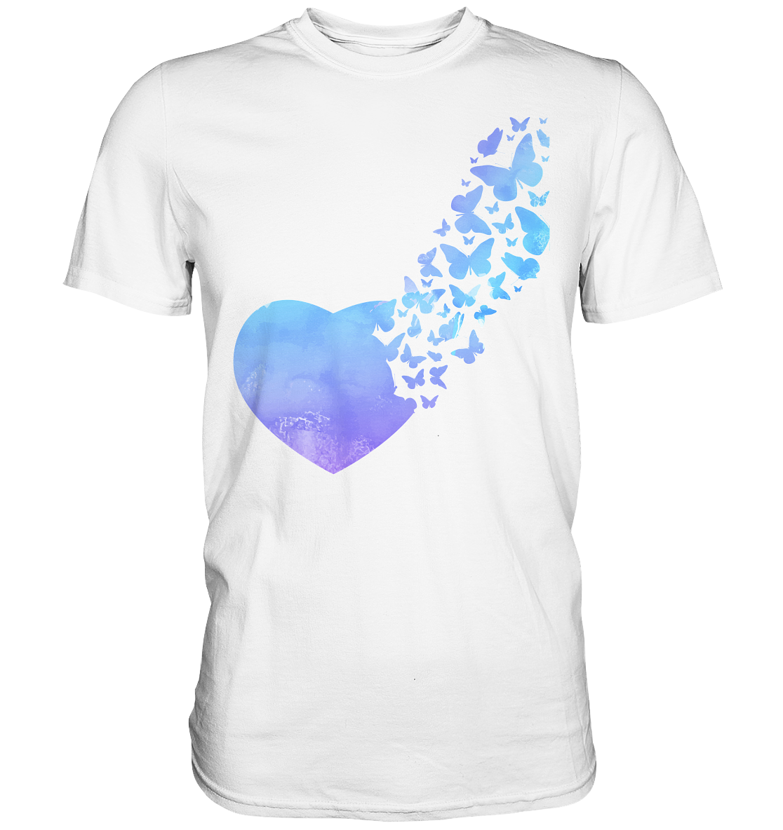 Buntes Frauen Schmetterling T-Shirt