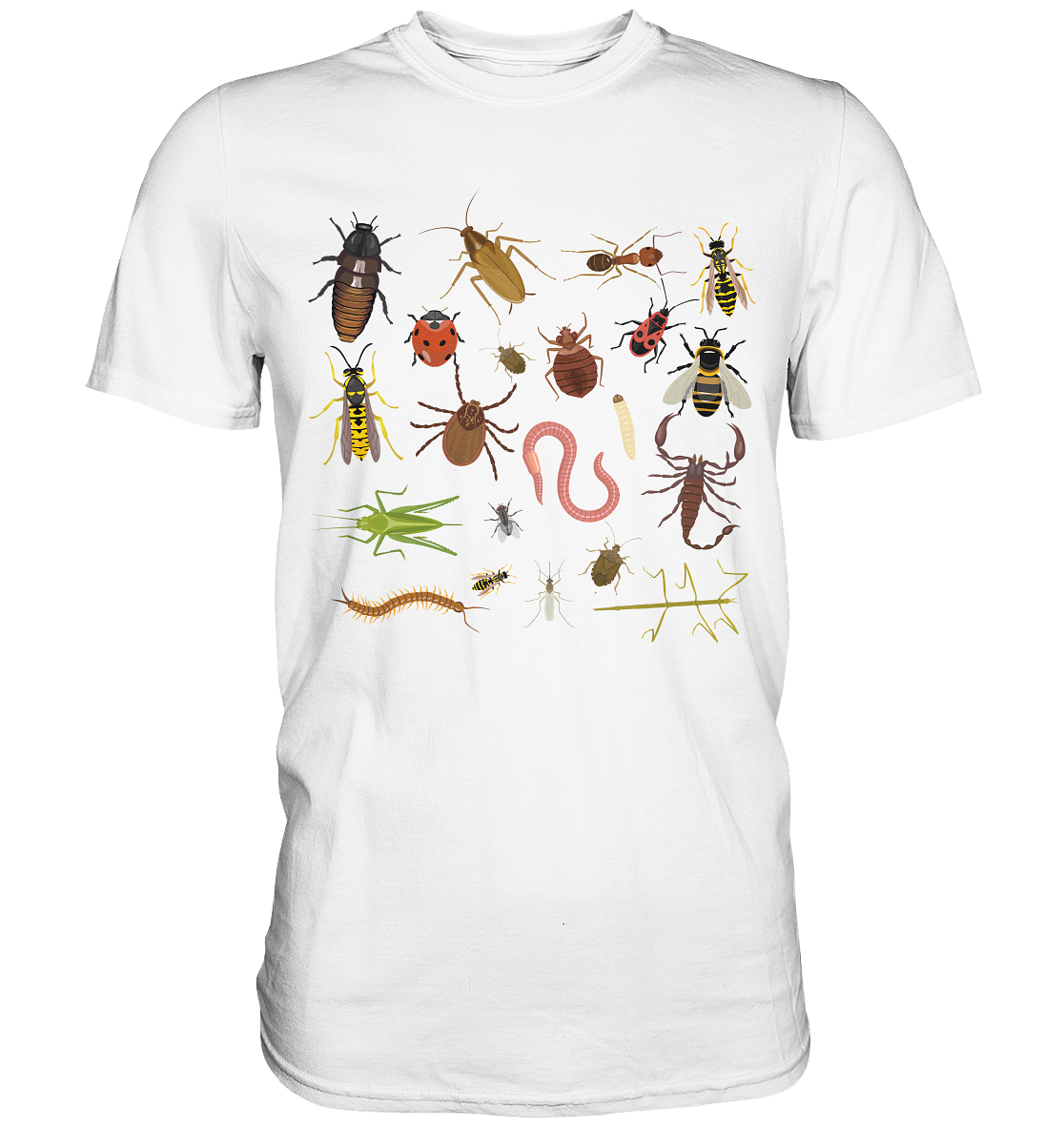 Insektenarten Biologie Entomologie T-Shirt