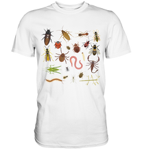 Laden Sie das Bild in den Galerie-Viewer, Insektenarten Biologie Entomologie T-Shirt

