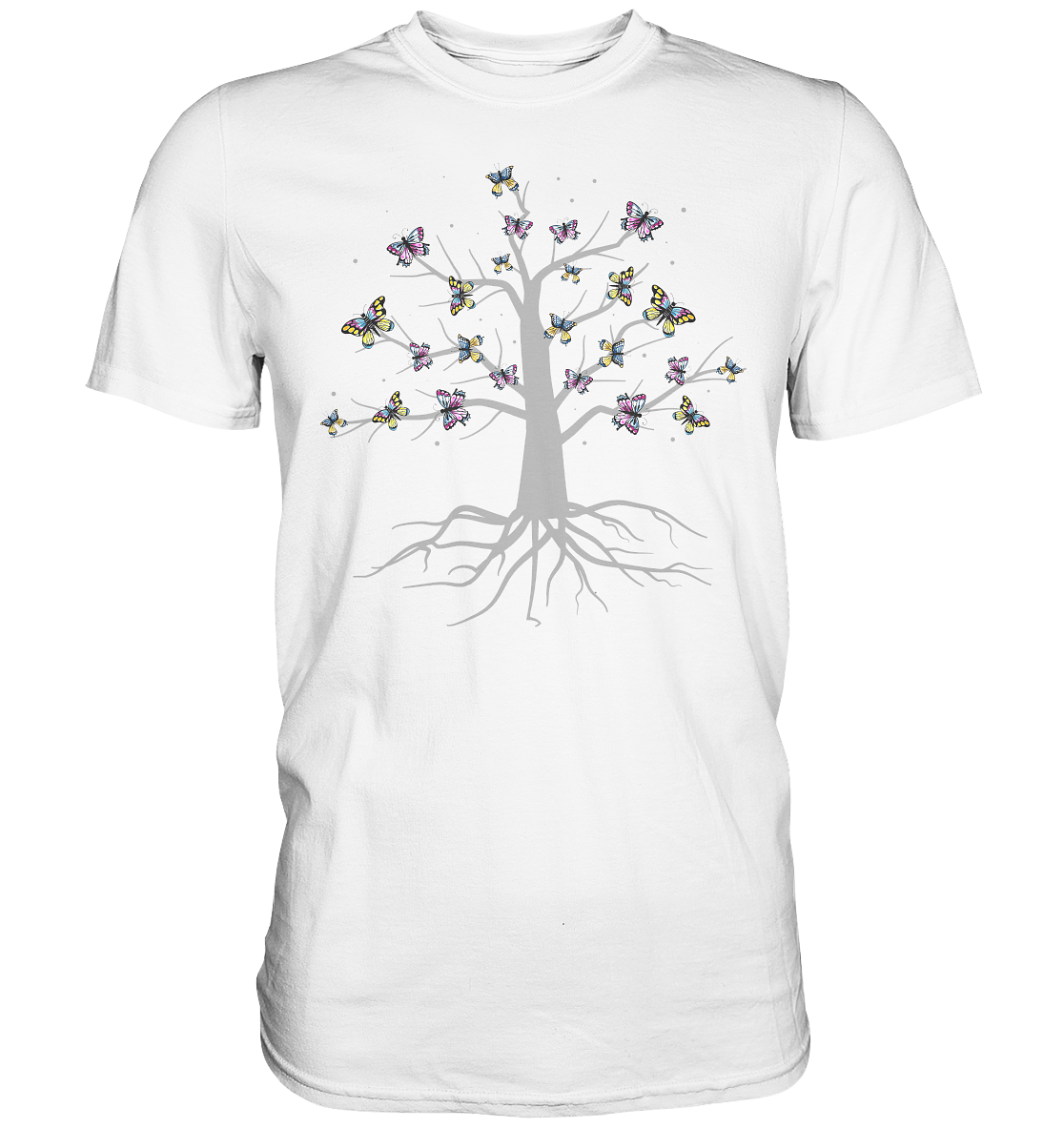 Bunter Schmetterling Baum T-Shirt Kopie Kopie Kopie - Premium Shirt