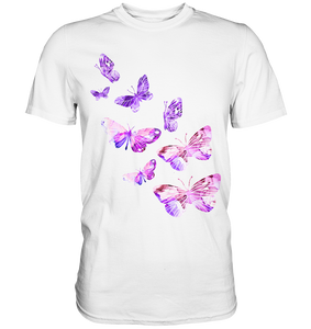 Lila Schmetterlinge T-Shirt