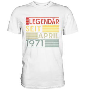 Männer Frauen Geburtstag Legendär seit personalisiertes T-Shirt