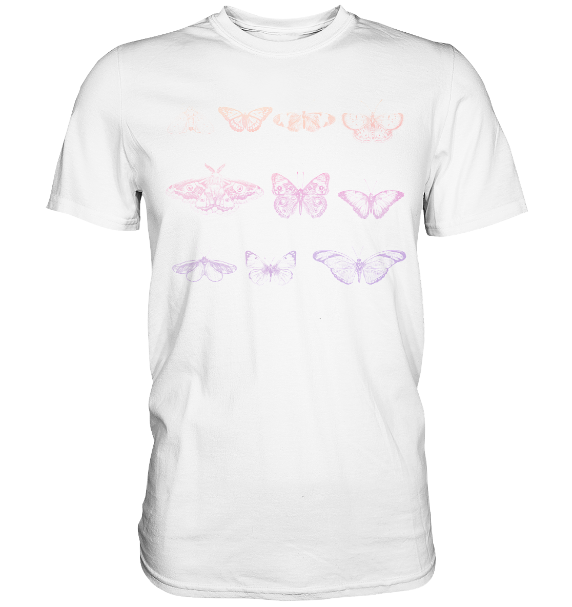 Rosa Schmetterlinge T-Shirt