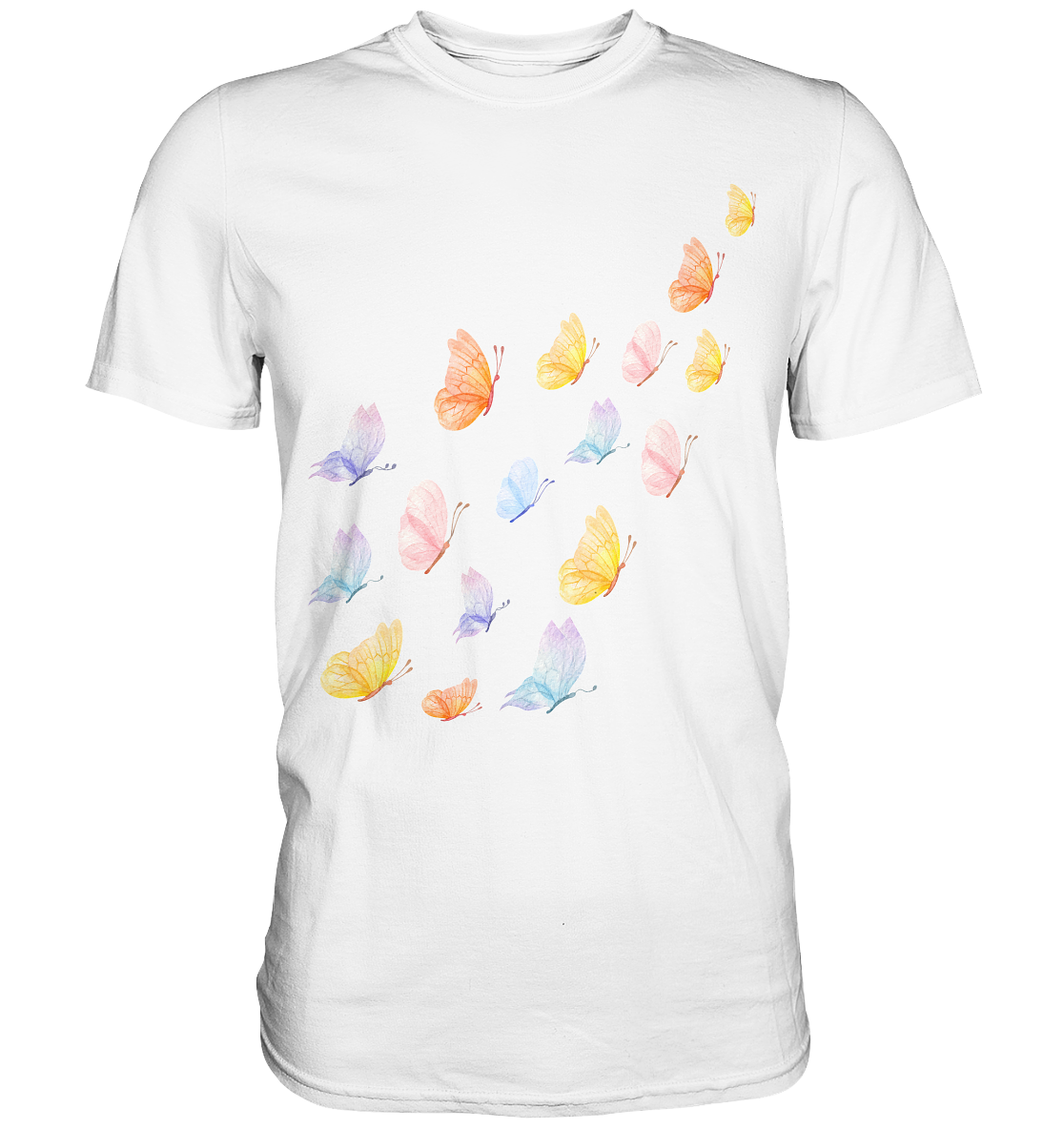 Aquarell Schmetterlinge T-Shirt