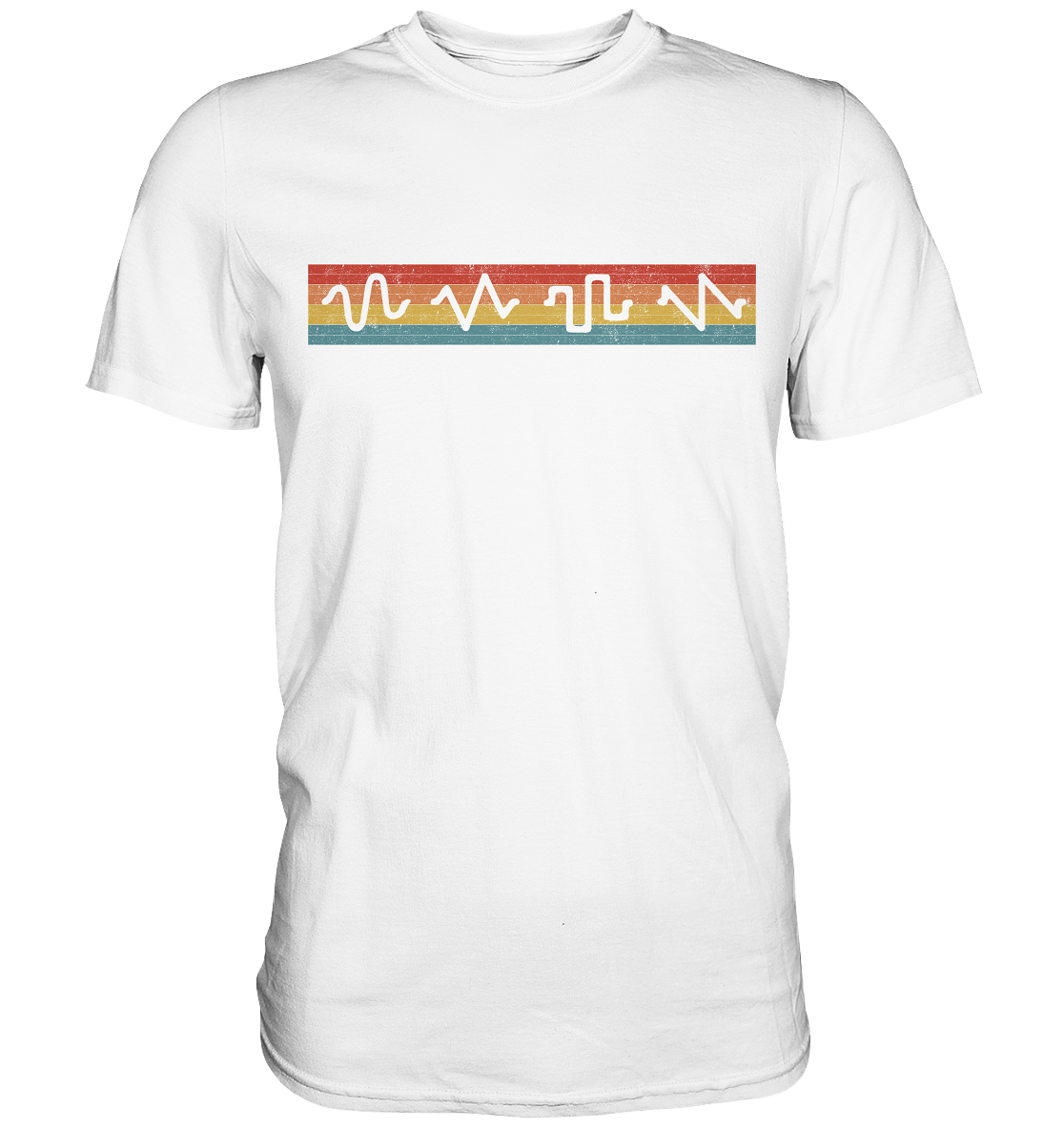 Synthesizer Audio Wellenform Synth Rave Analog T-Shirt