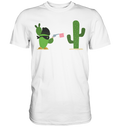 Kaktus Gangster T-Shirt Kakteen Sukkulenten Humor