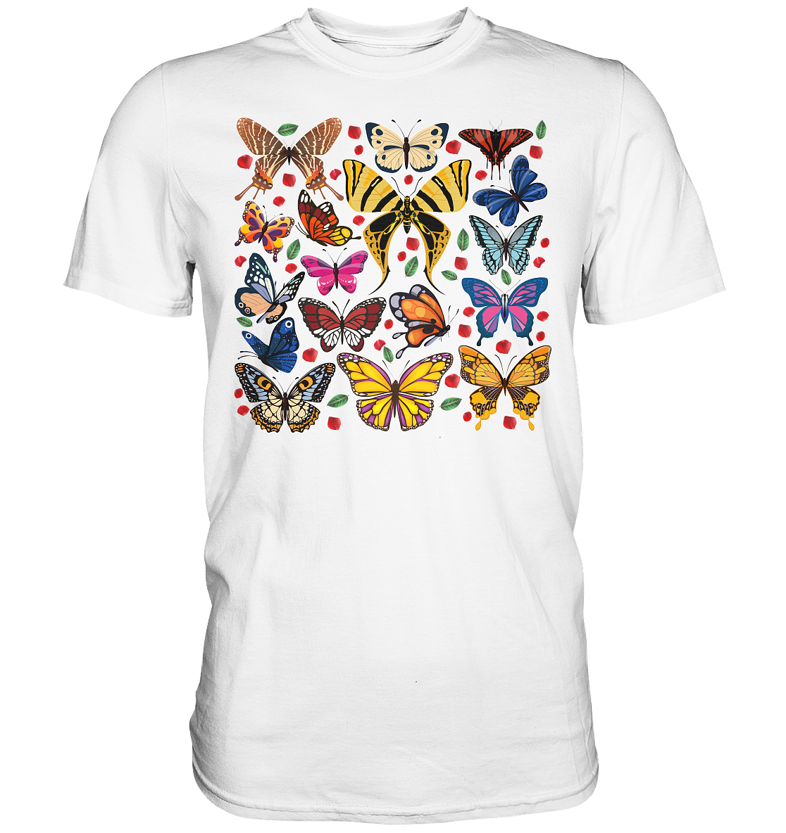Bunte Schmetterlinge T-Shirt