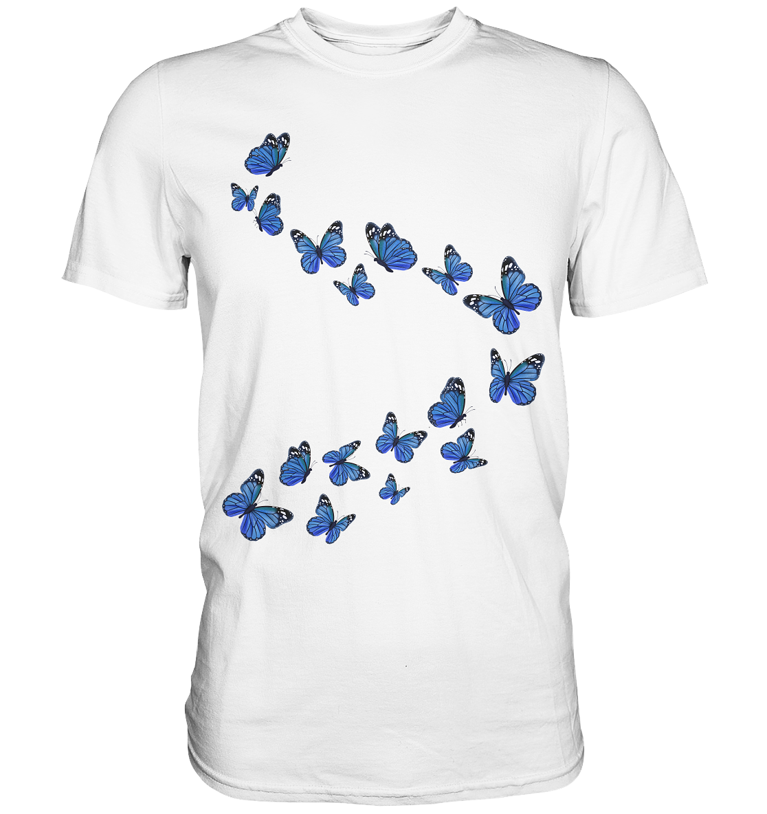 Blaue Schmetterlinge T-Shirt
