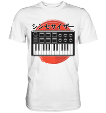 Laden Sie das Bild in den Galerie-Viewer, Modular Synthesizer Japanische Kalligrafie Analog T-Shirt
