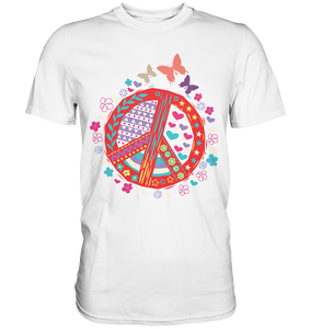 Peace Frauen Schmetterling T-Shirt