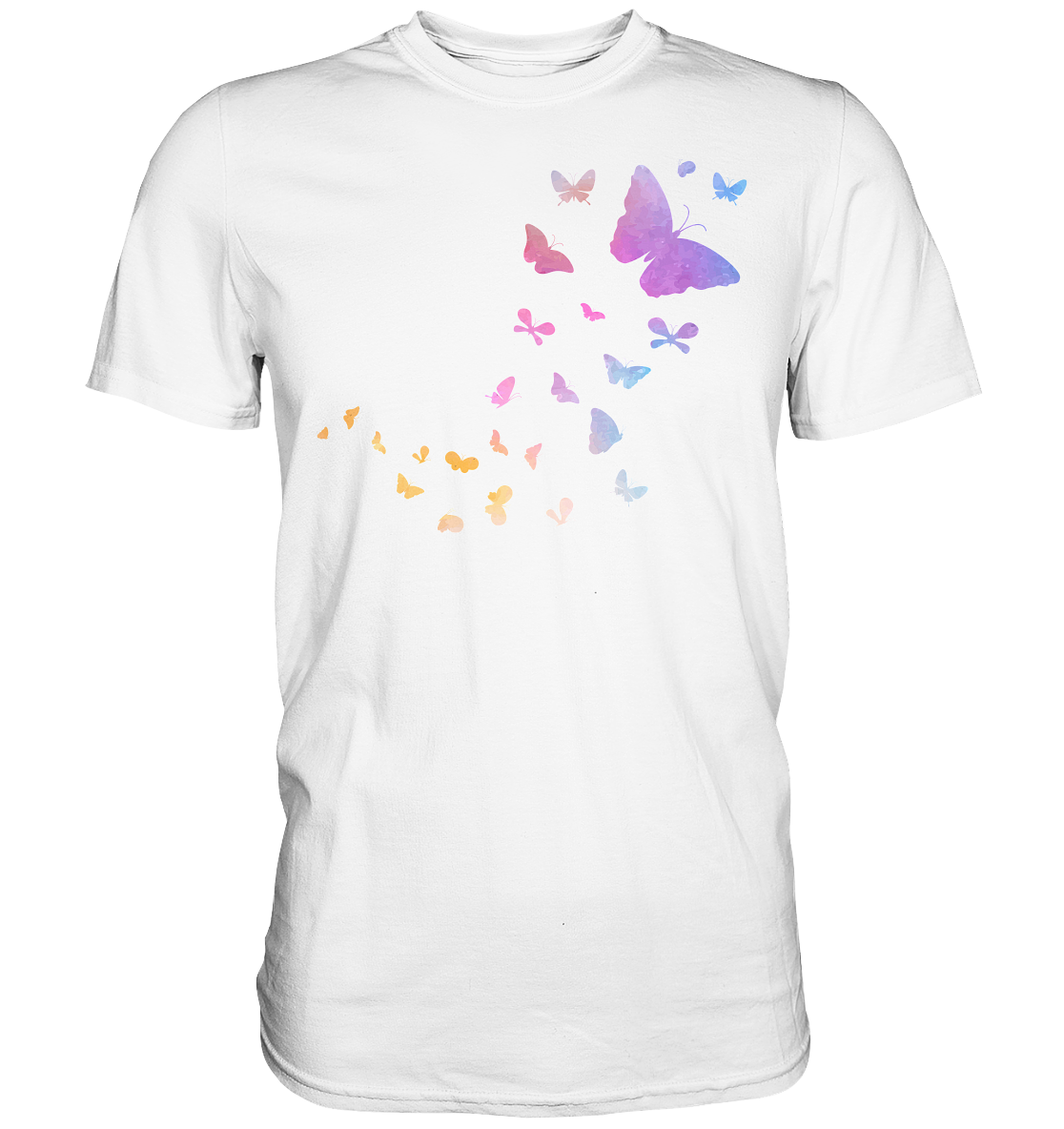 Aquarell Schmetterlinge T-Shirt