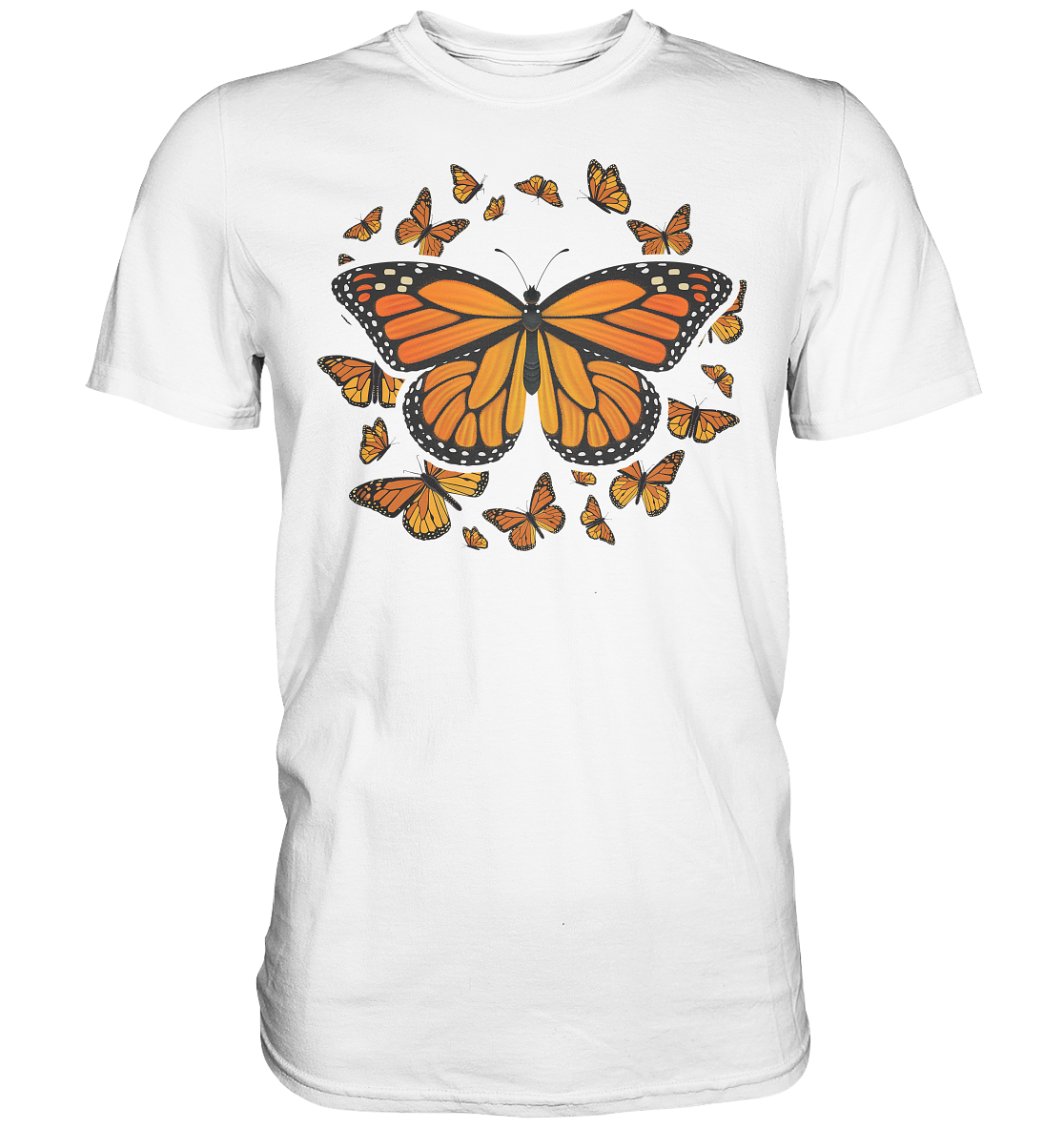 Frauen Monarch Schmetterling T-Shirt