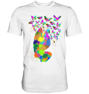 Bunte Schmetterlinge Splash T-Shirt