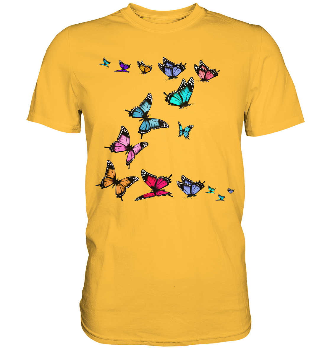 Bunte Schmetterlinge T-Shirt
