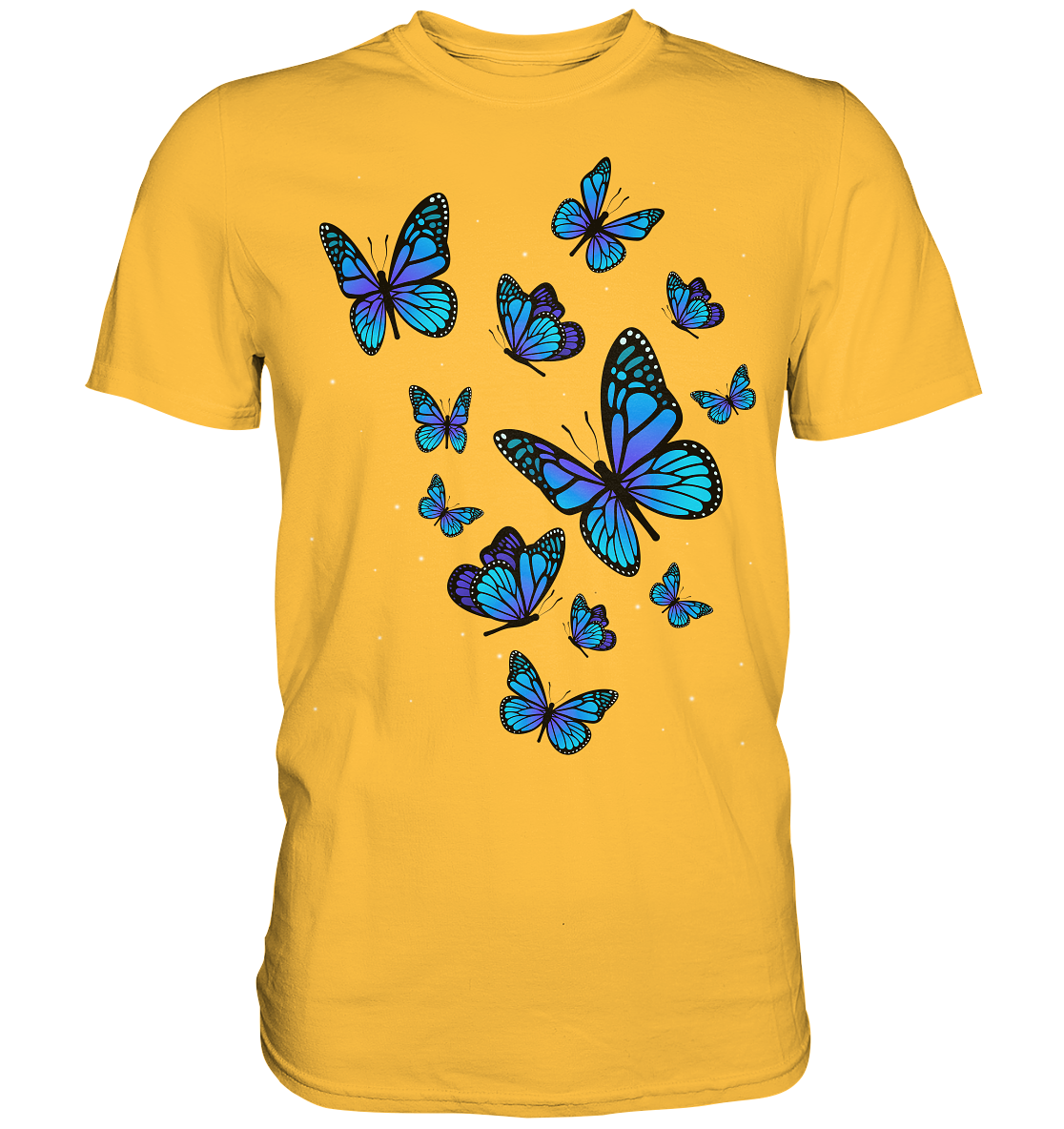 Blaue Schmetterlinge T-Shirt