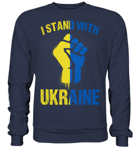 Ukraine Support Solidarität - I Stand with Ukraine Sweatshirt