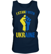 Laden Sie das Bild in den Galerie-Viewer, Ukraine Support Solidarität - I Stand with Ukraine Tank Top
