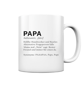 Papa Definition Handwerker Bastler Tasse