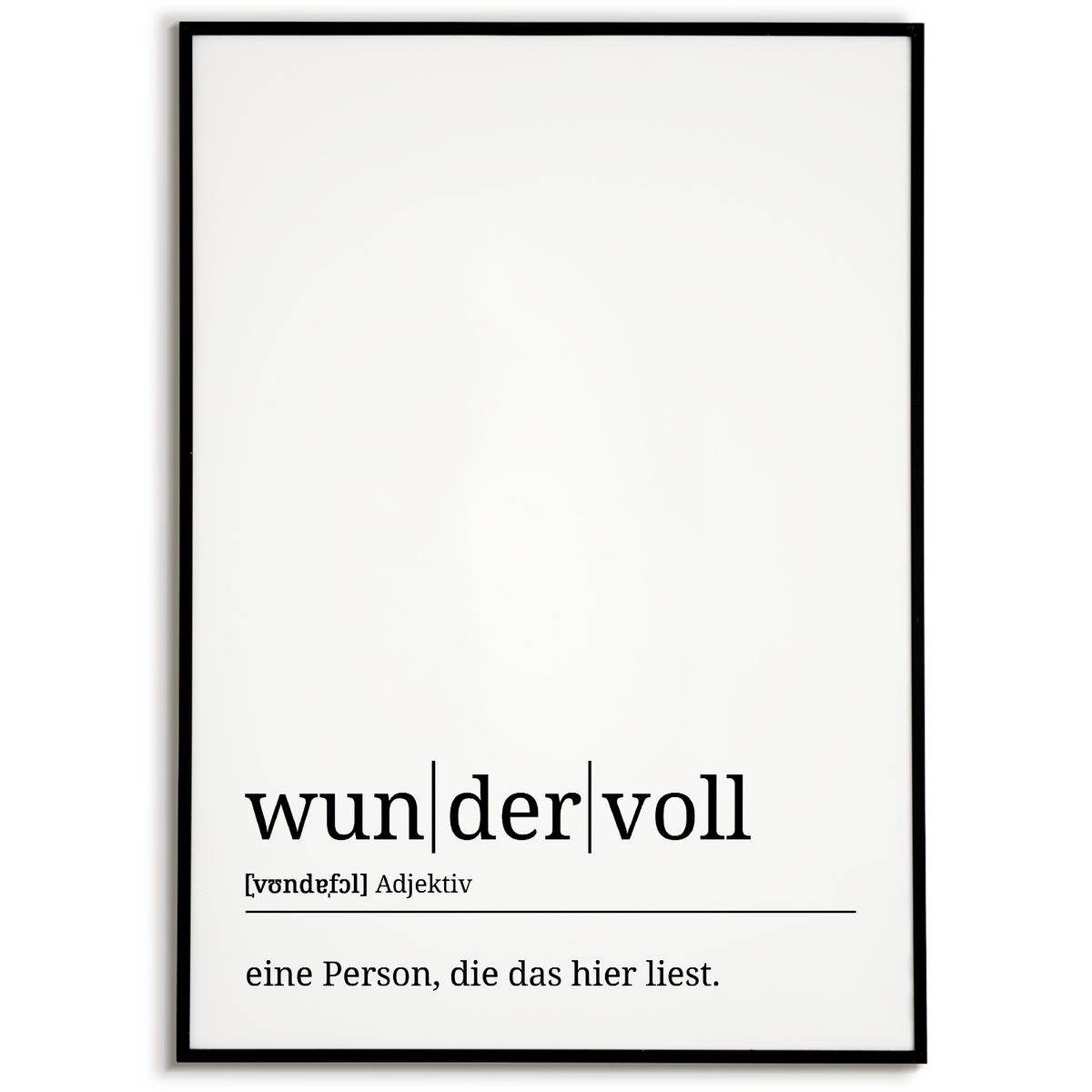 wundervoll Poster Definition Kunstdruck Wandbild Geschenk
